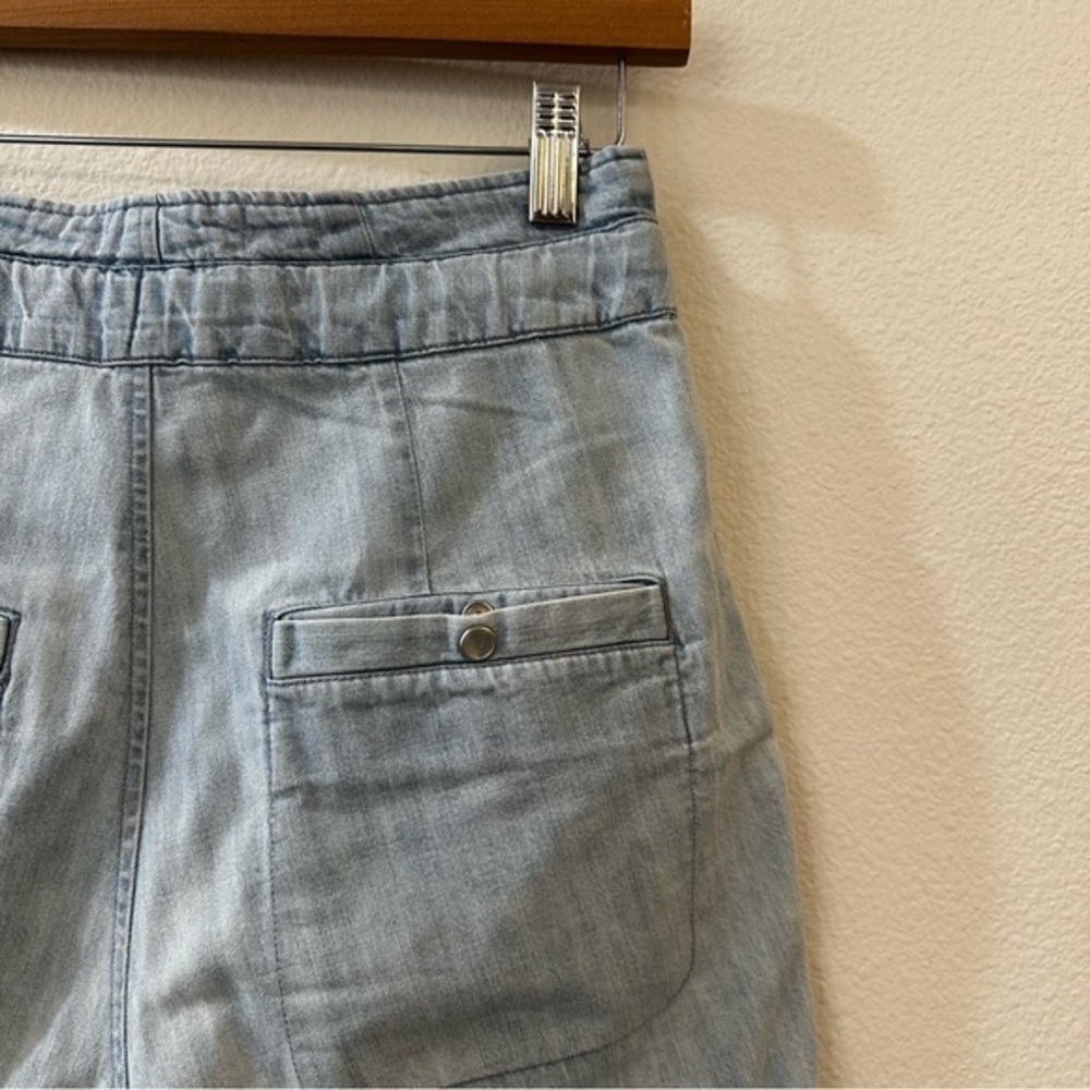 Isabel Marant Etoile Women's Marius High Waist Shorts Size XS Light Blue - Picture 7 of 11